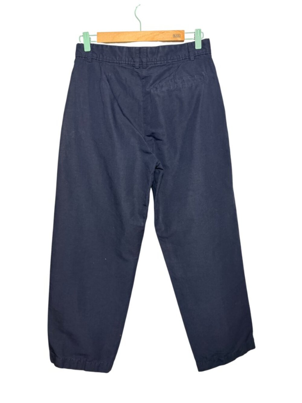COS Navy Linen Cotton RelaxedTrousers Pants US 6 - Picture 2 of 6